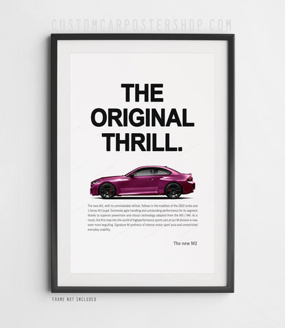 BMW M2 (G87) Print Ad - Original Thrill