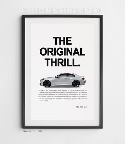 BMW M2 (G87) Print Ad - Original Thrill