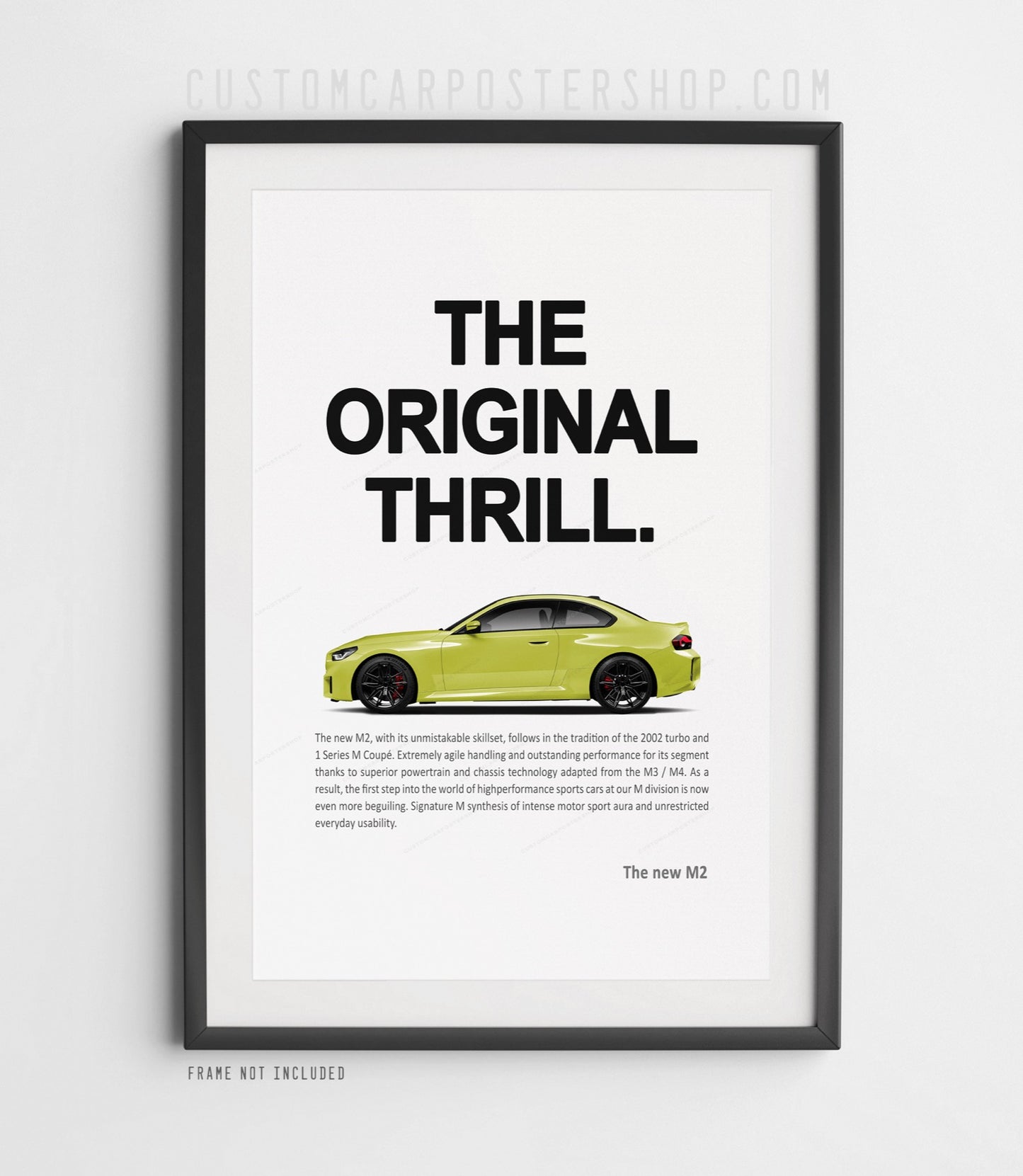 BMW M2 (G87) Print Ad - Original Thrill
