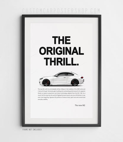 BMW M2 (G87) Print Ad - Original Thrill