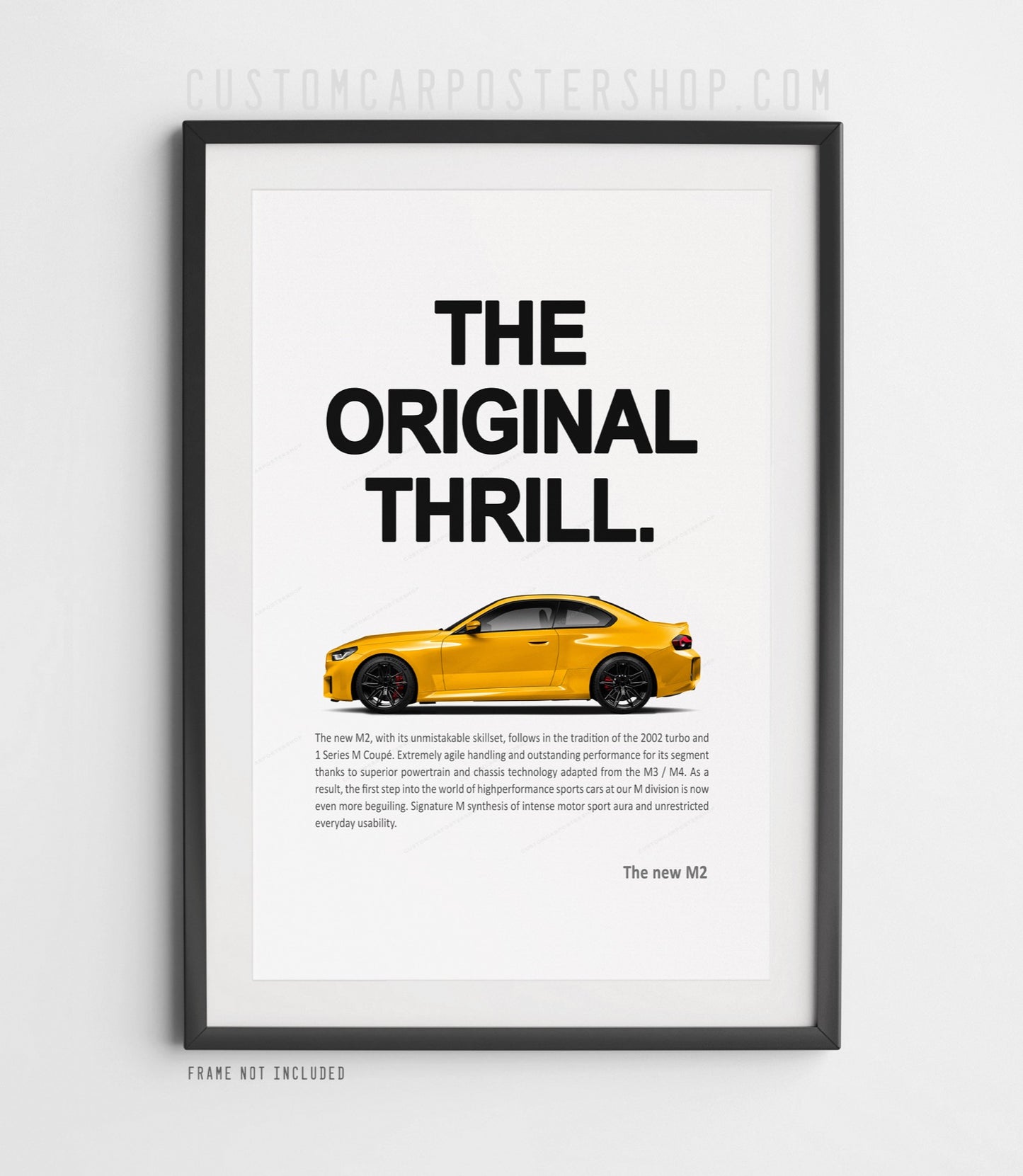 BMW M2 (G87) Print Ad - Original Thrill
