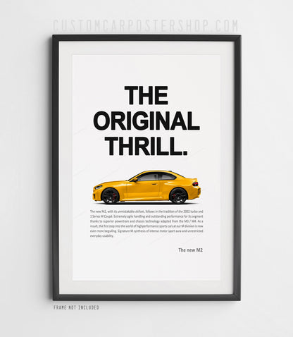 BMW M2 (G87) Print Ad - Original Thrill