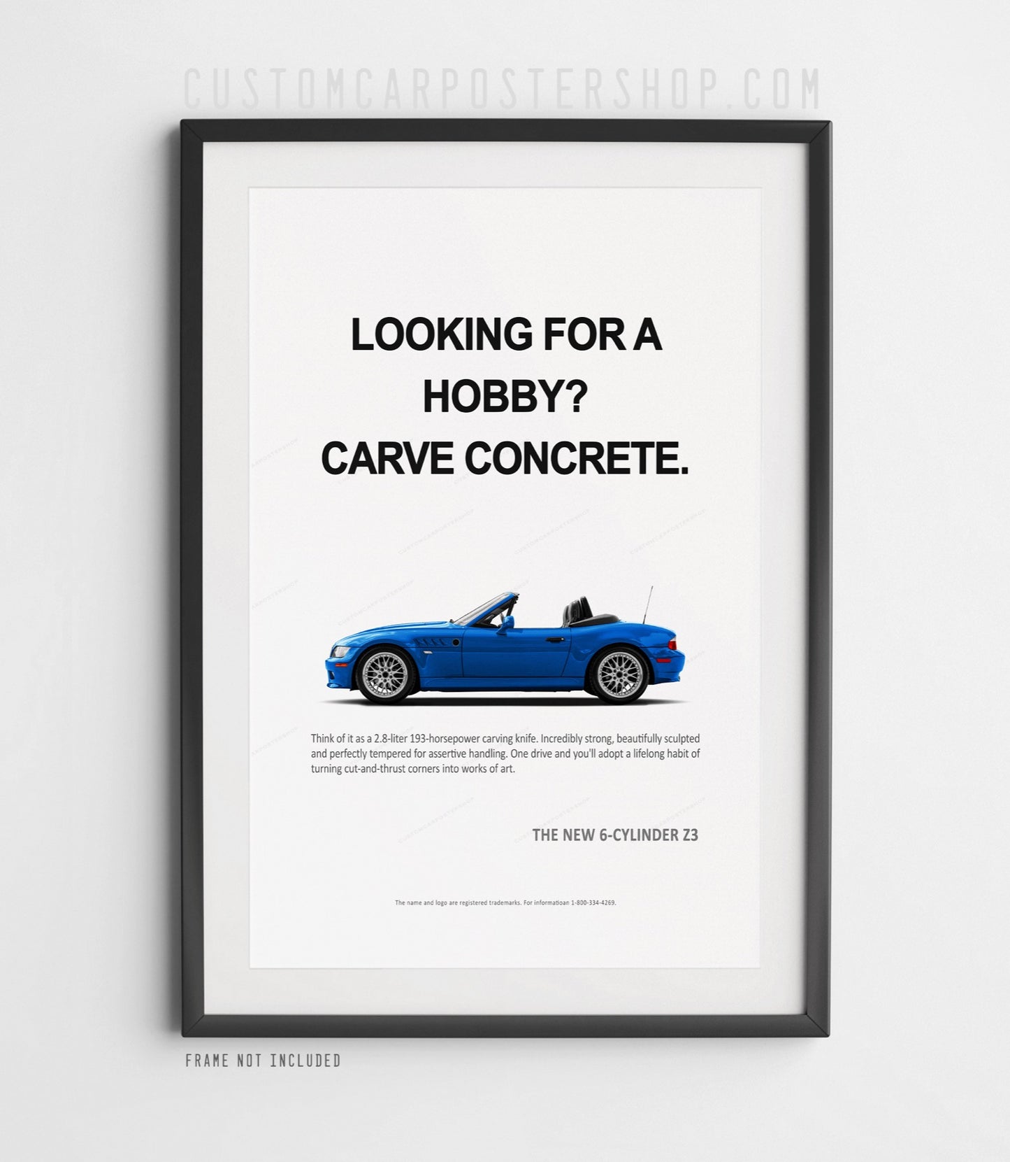 BMW Z3 Roadster Print Ad - Looking for a Hobby