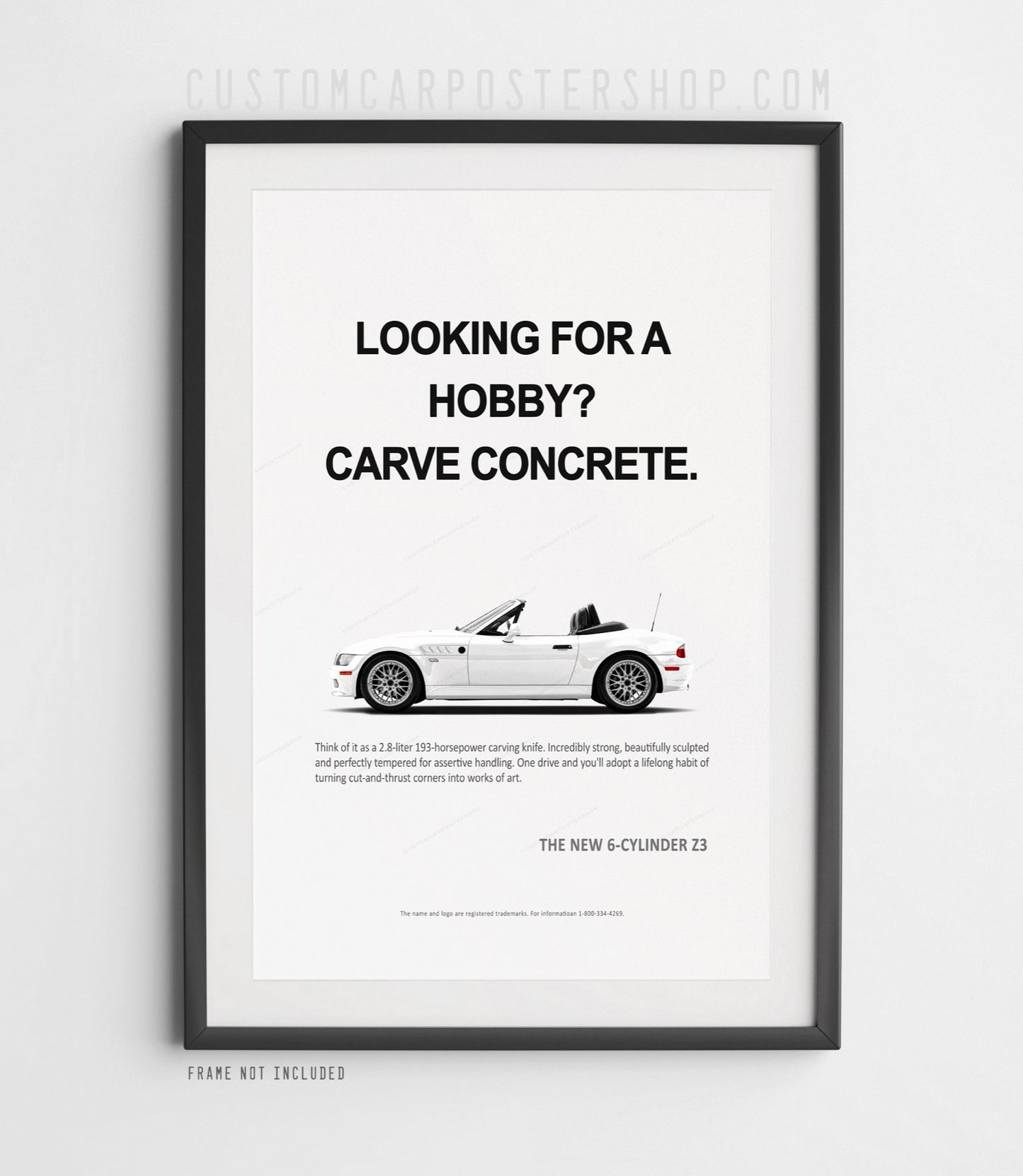 BMW Z3 Roadster Print Ad - Looking for a Hobby