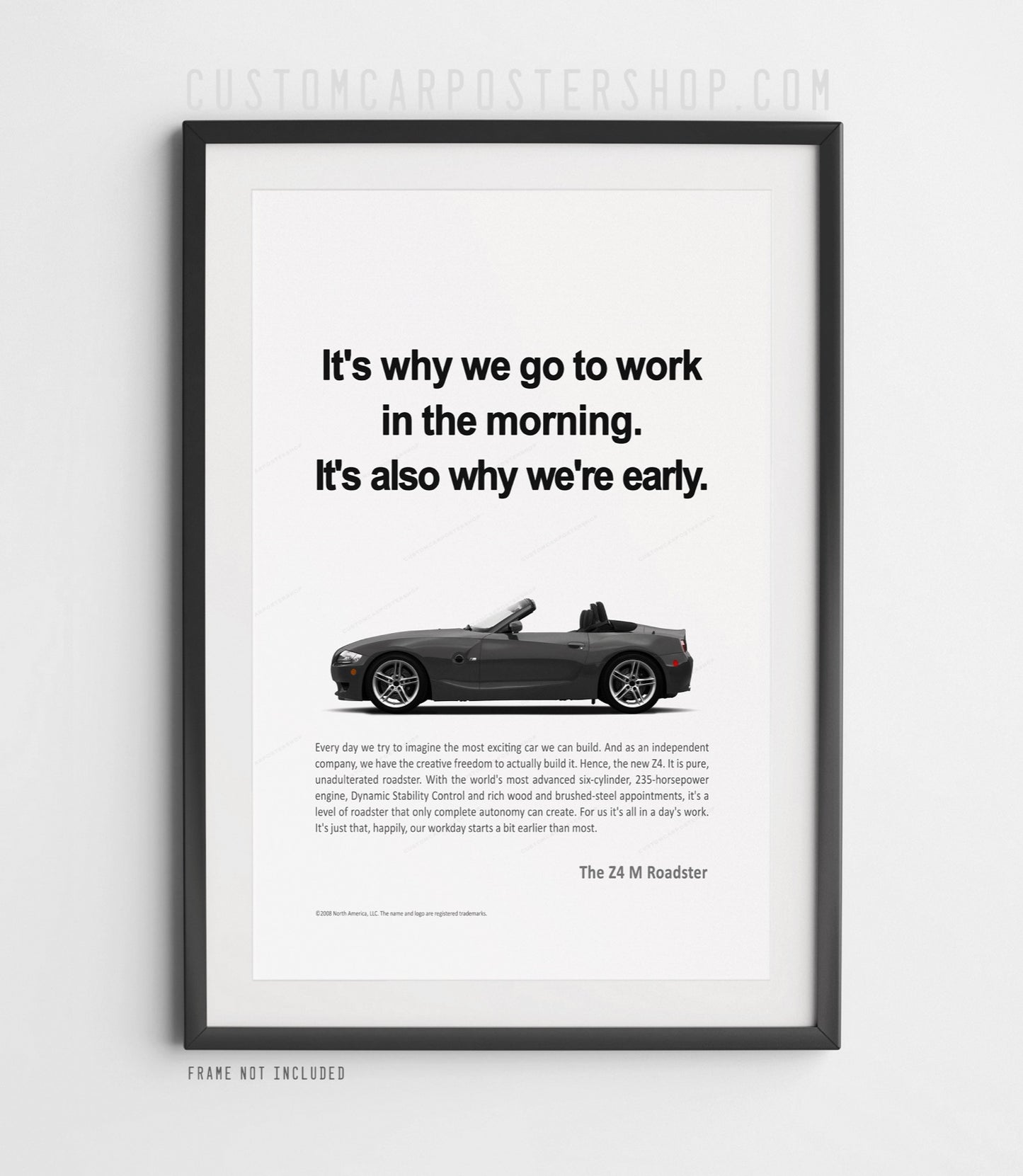 BMW Z4 M Roadster (E85) Print Ad - Morning
