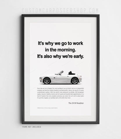 BMW Z4 M Roadster (E85) Print Ad - Morning