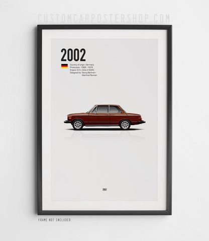 BMW 2002 Poster