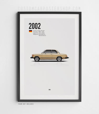 BMW 2002 Poster