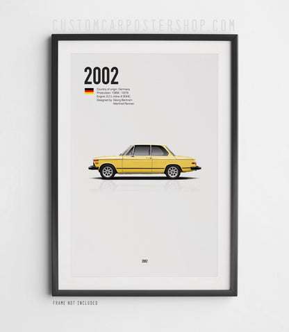 BMW 2002 Poster