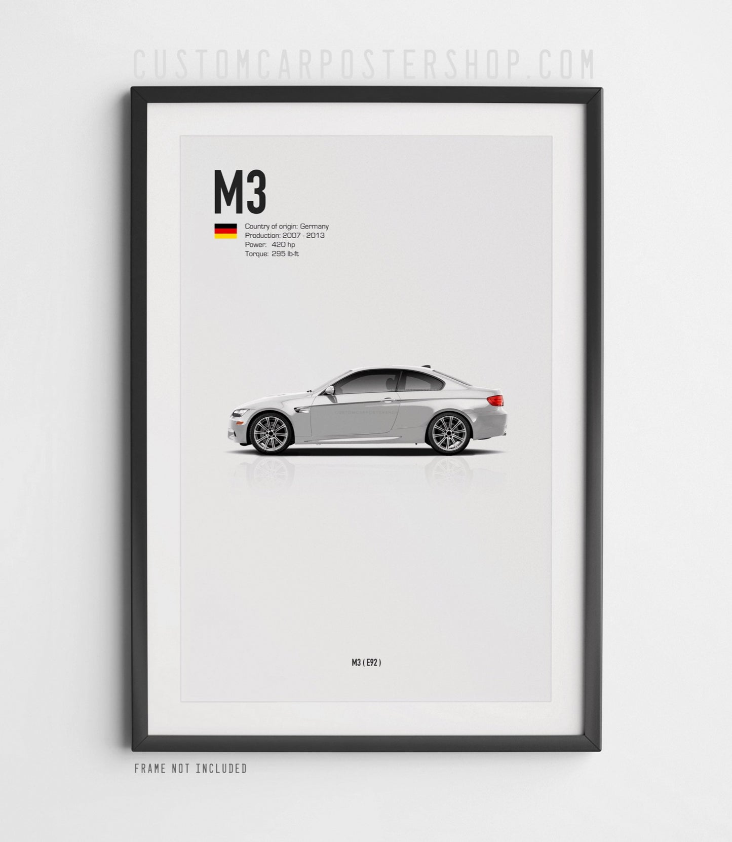 BMW M3 (E92) Poster