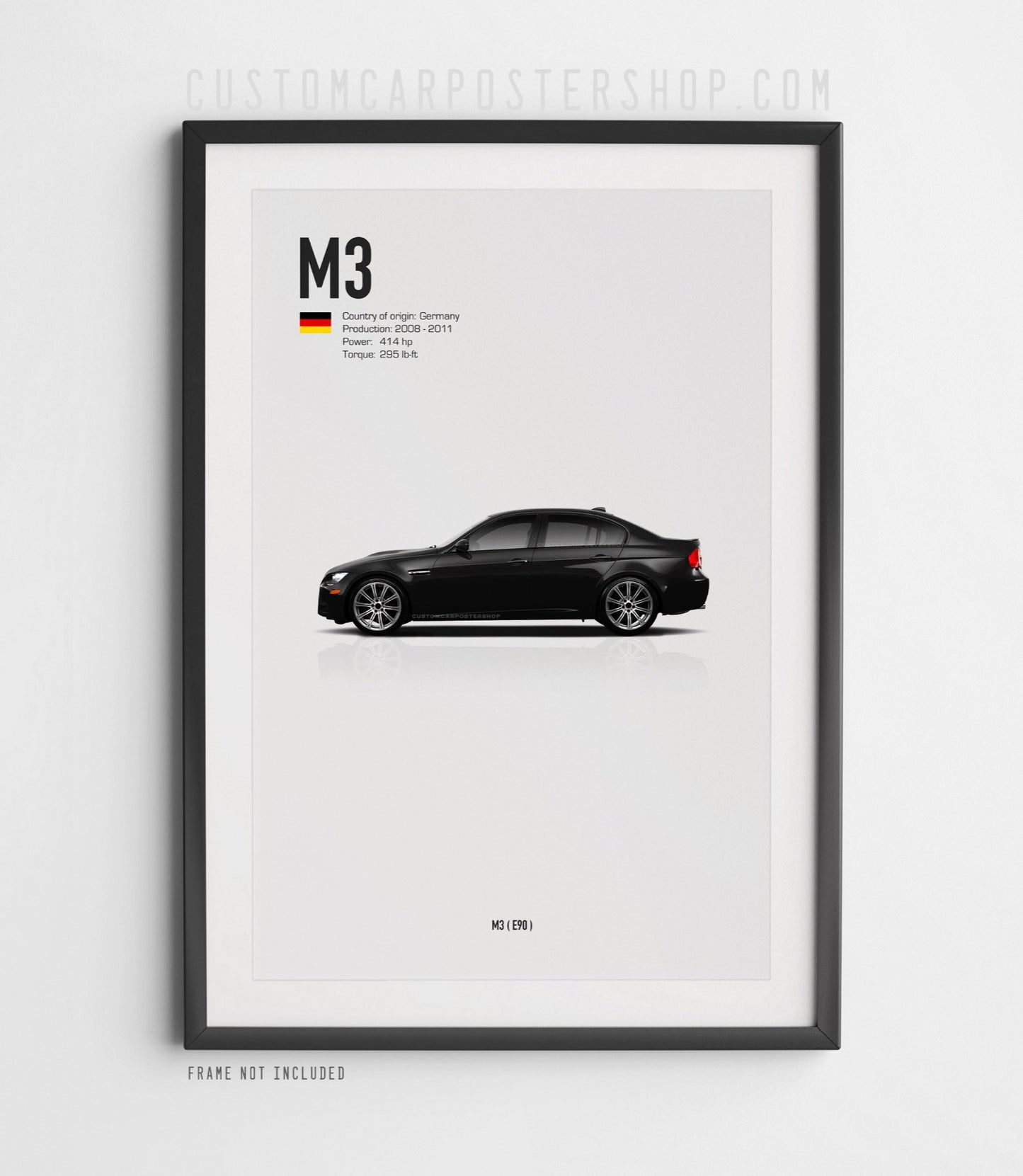 BMW M3 Sedan (E90) Poster