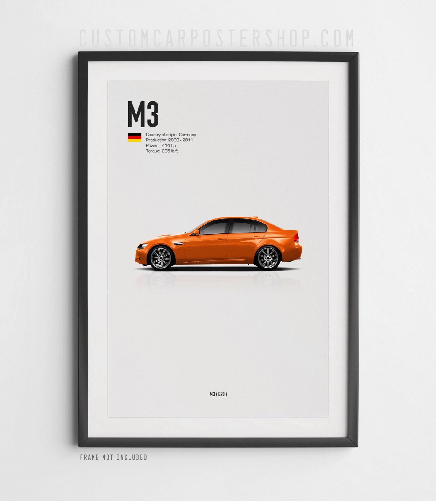 BMW M3 Sedan (E90) Poster