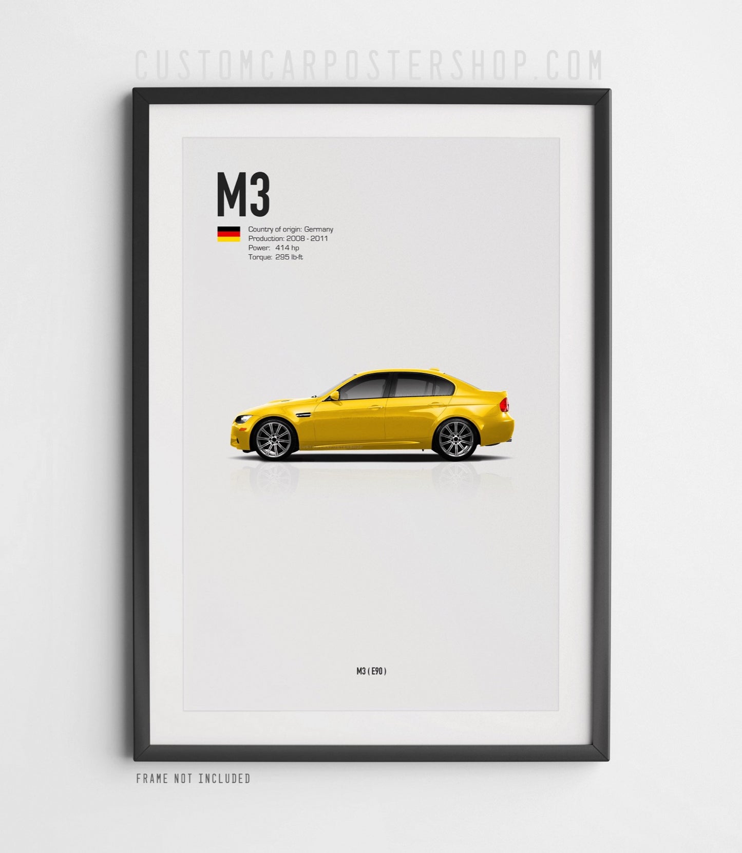 BMW M3 Sedan (E90) Poster