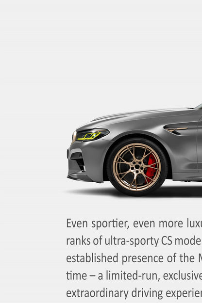 BMW M5 CS (F90) Print Ad - Peak Performance