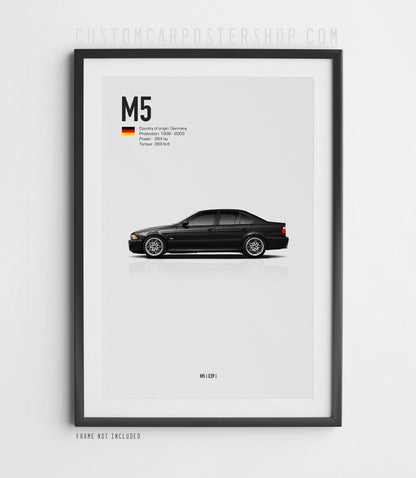 BMW M5 (E39) Poster