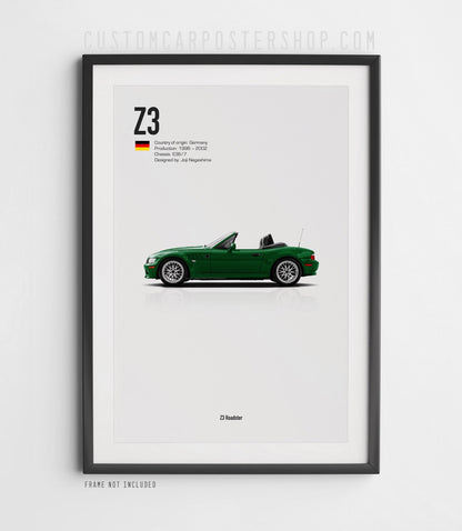 BMW Z3 Roadster Poster