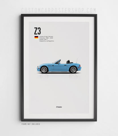 BMW Z3 Roadster Poster