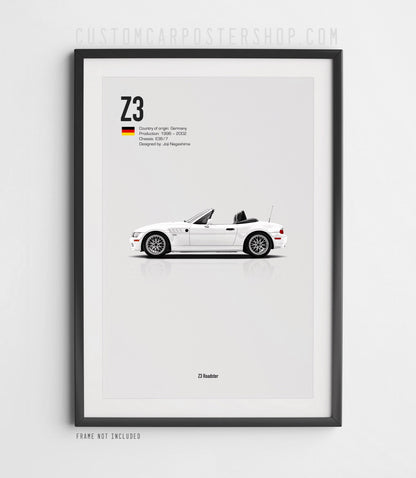 BMW Z3 Roadster Poster