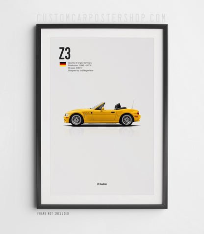 BMW Z3 Roadster Poster