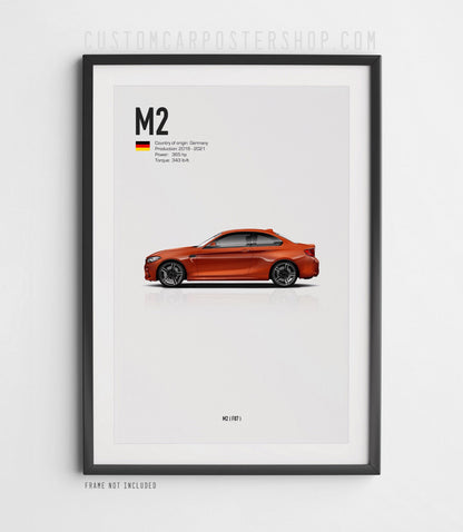 BMW M2 (F87) Poster