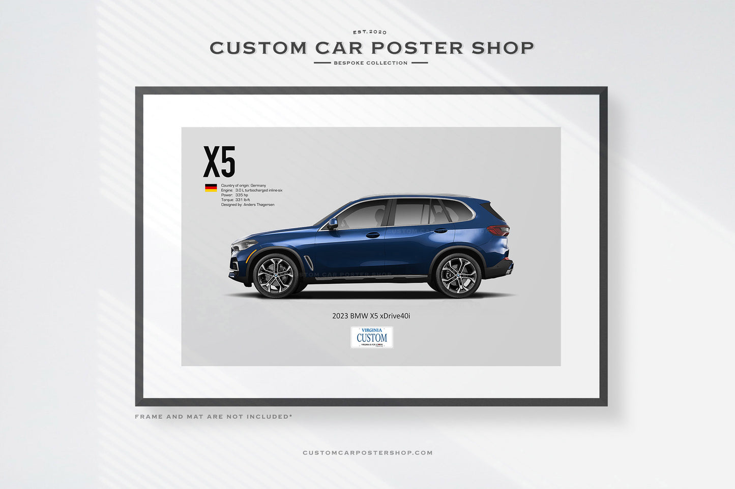 BMW X5 XDrive40i (2023) Print (Commissioned)