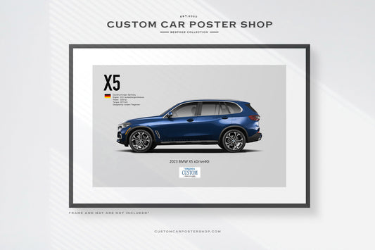 BMW X5 XDrive40i (2023) Print (Commissioned)