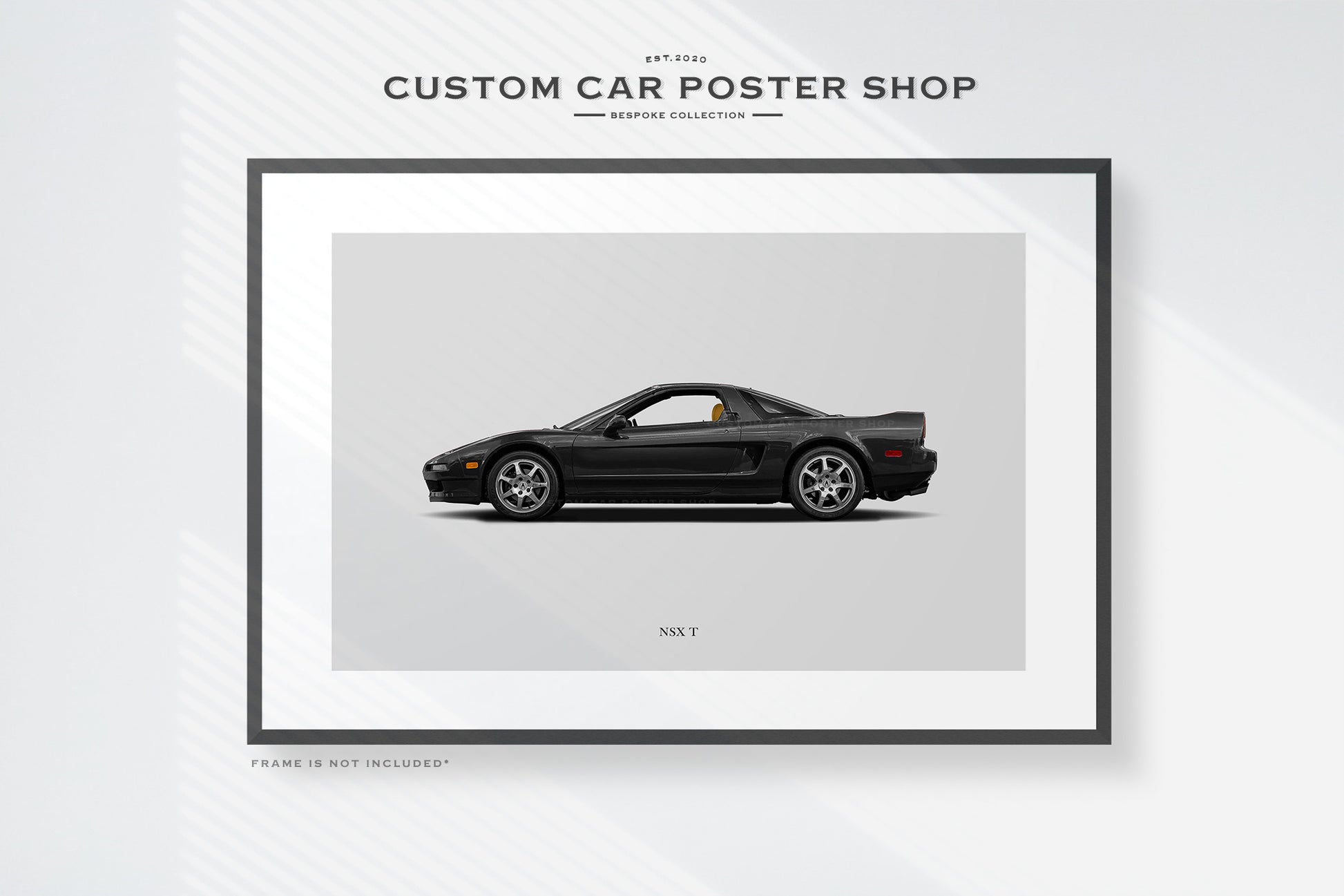Custom Acura NSX T Art Print Poster