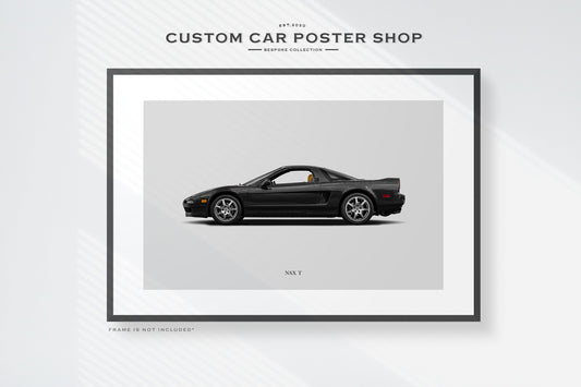 Custom Acura NSX T Art Print Poster