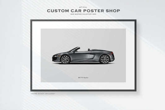 Audi R8 Spyder Poster (Commissioned)