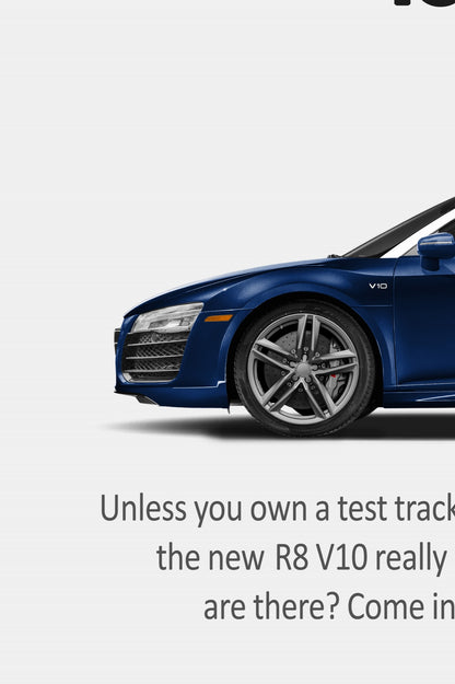 Audi R8 V10 Spyder (Type 42) Print Ad - Top Speed (Commissioned)