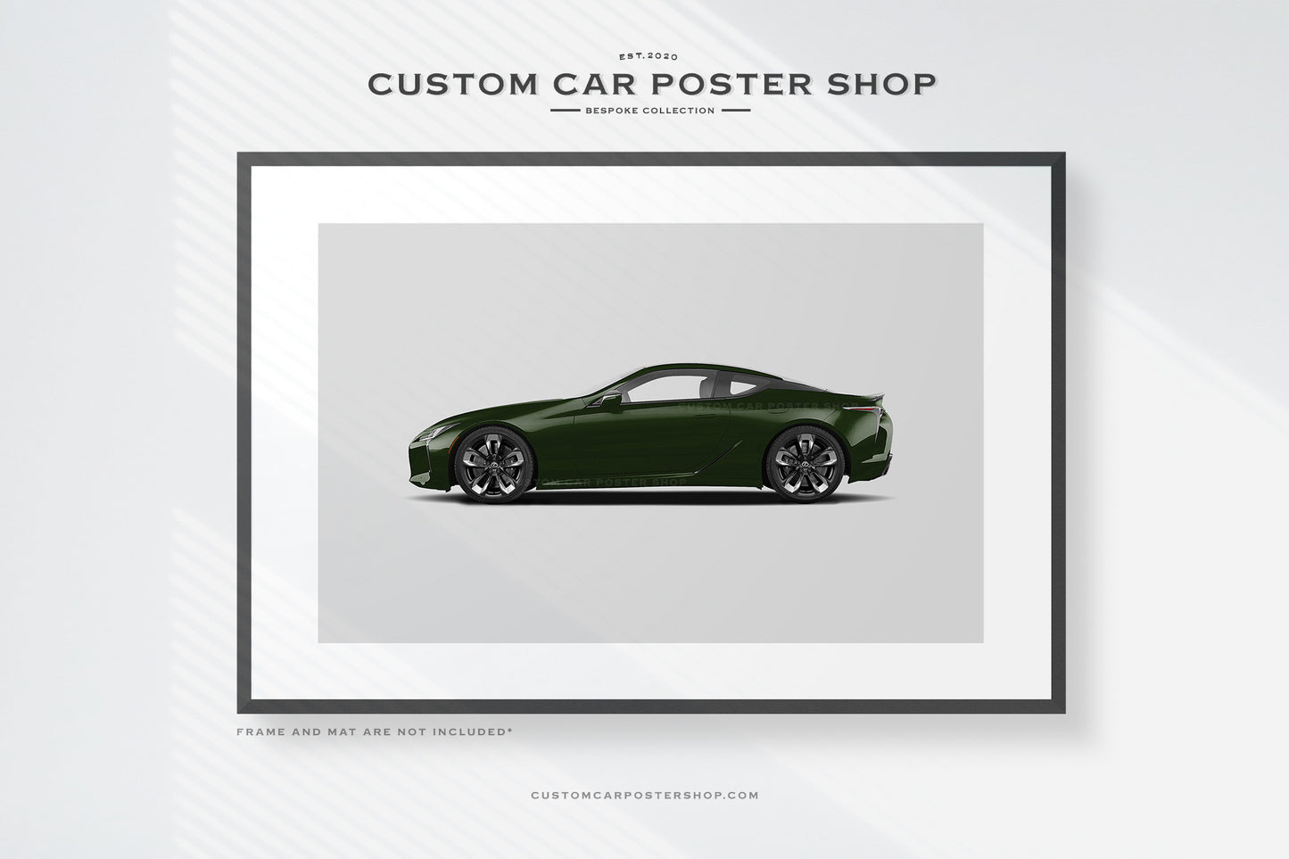 Lexus LC500 Coupe Poster (Commissioned)