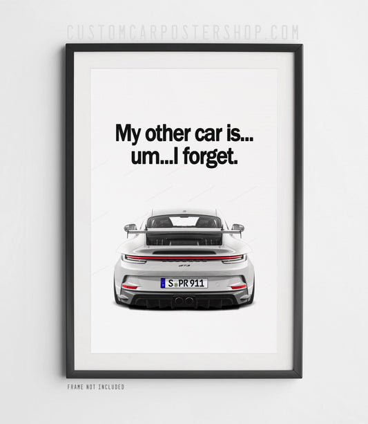 Porsche 911 GT3 (992) Print Ad - My Other Car (Commissioned)