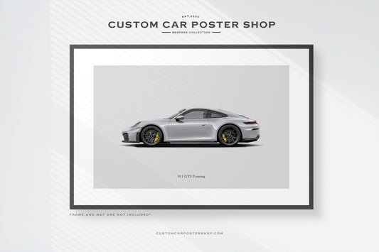 Porsche 911 (992.2) GT3 Touring Poster (Commissioned)