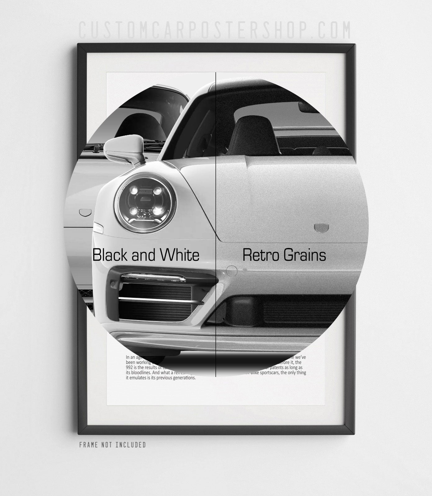 Porsche 992 and 993 Print Ad - Father's Eyes