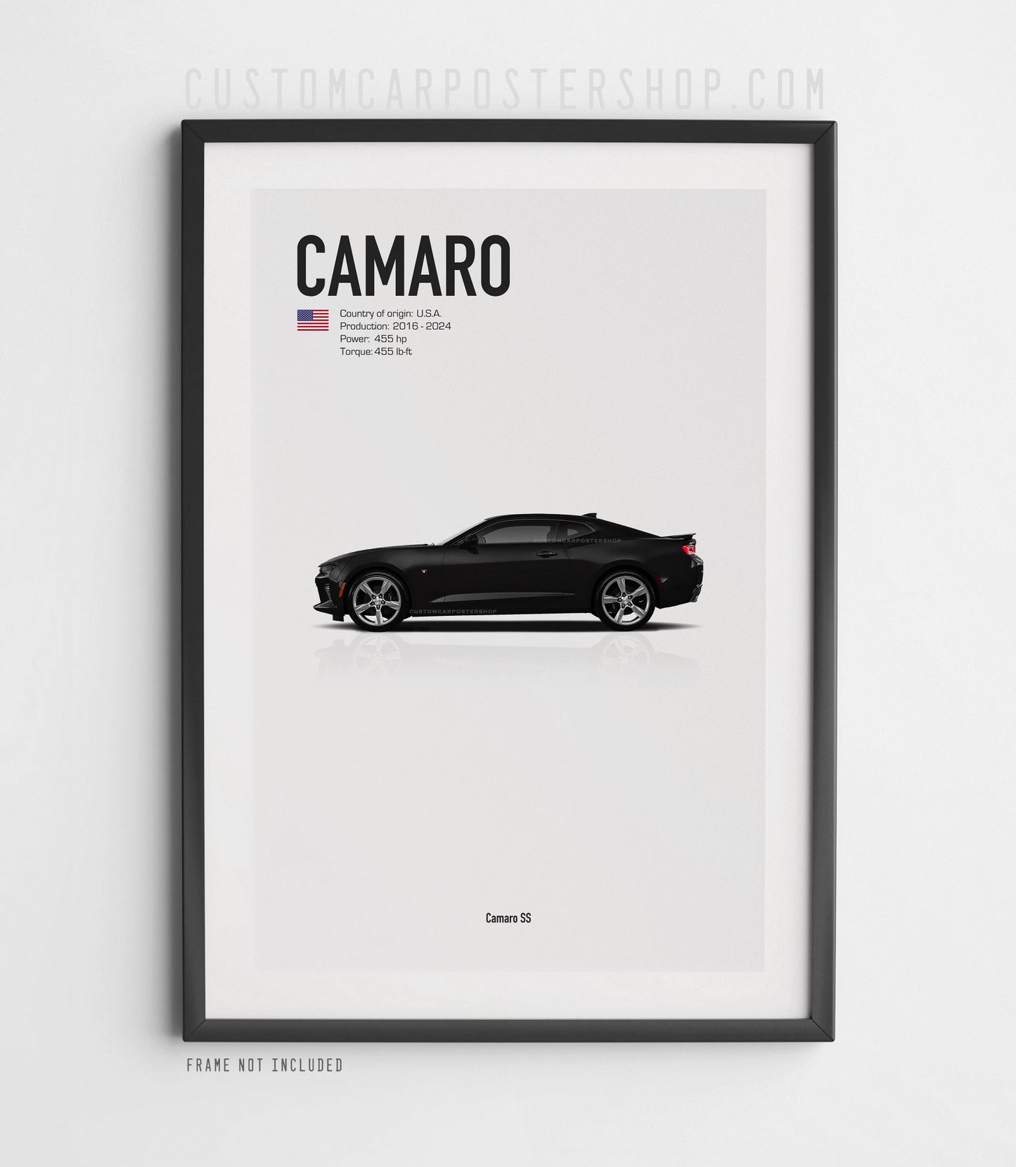 Chevrolet Camaro Poster (6th Gen)