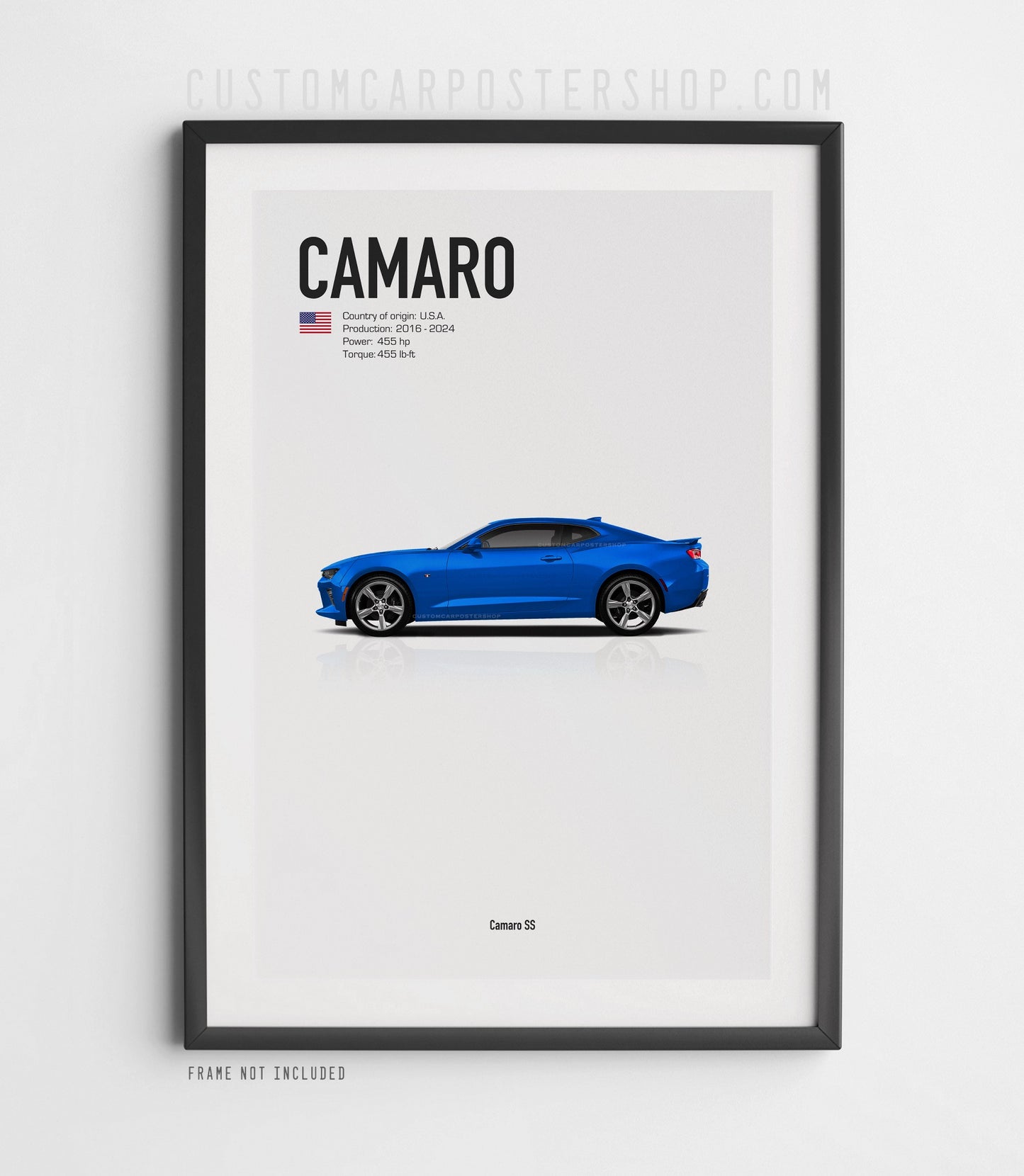 Chevrolet Camaro Poster (6th Gen)