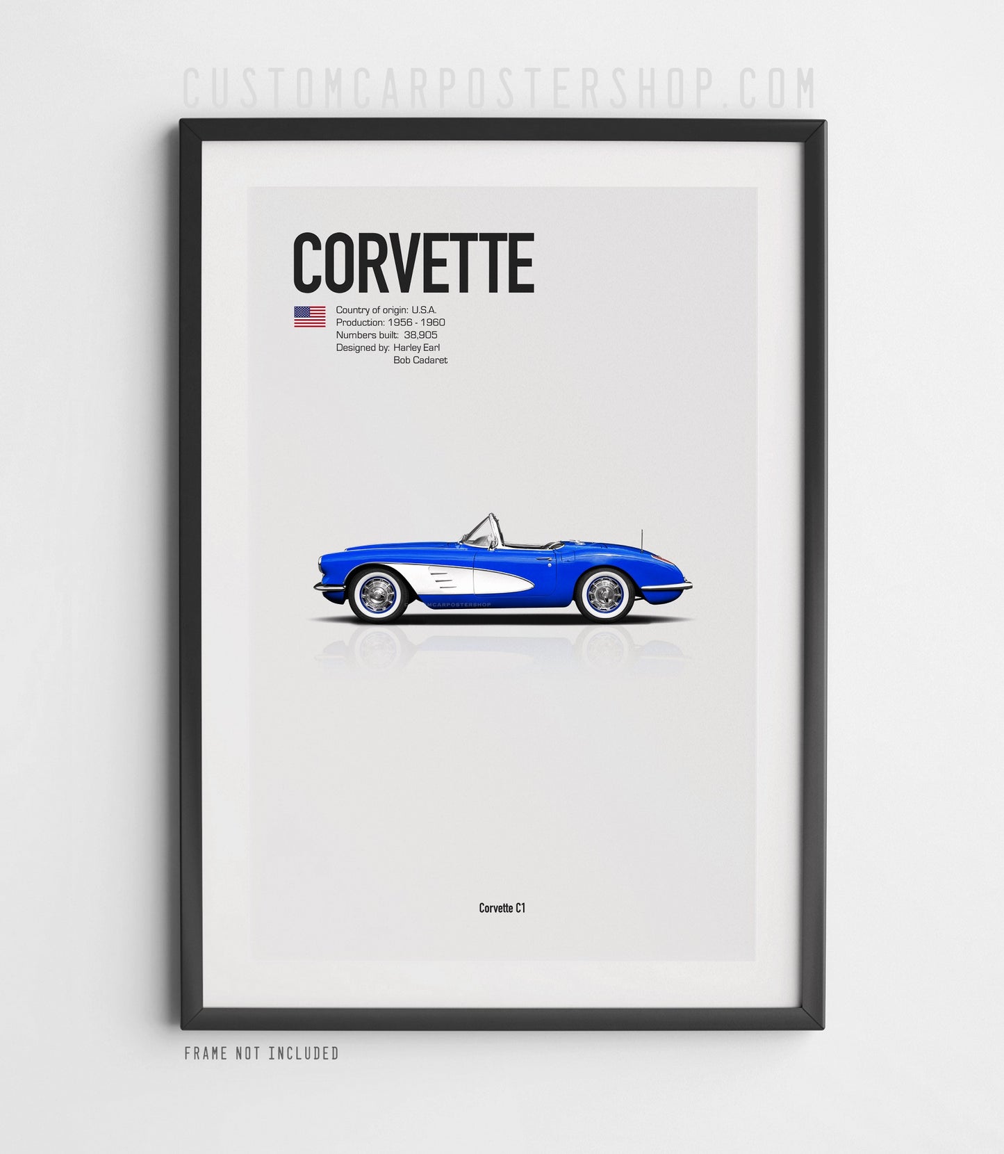 Chevrolet Corvette C1 Poster