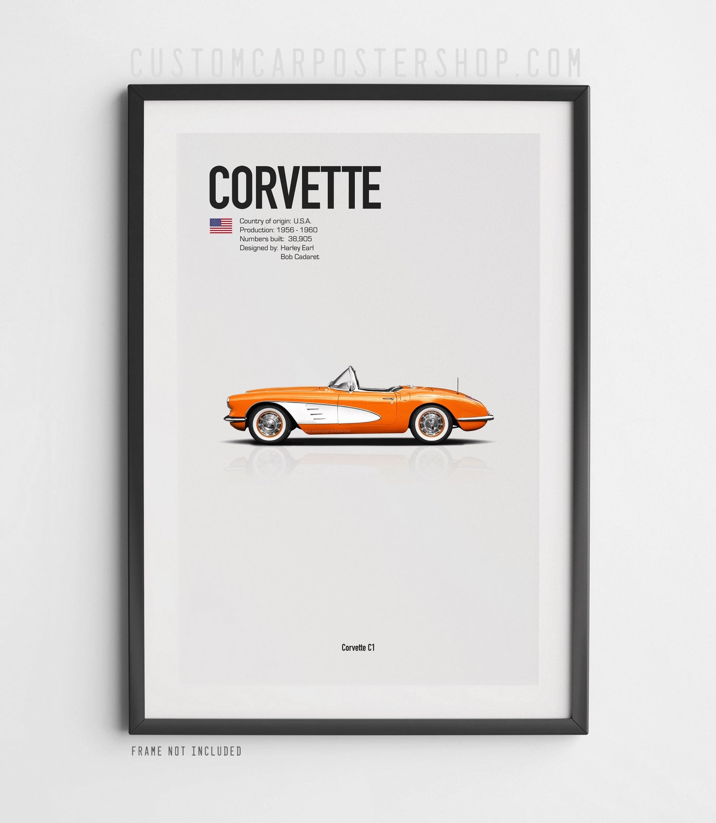 Chevrolet Corvette C1 Poster