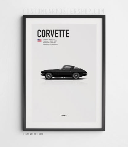 Chevrolet Corvette C2 Poster