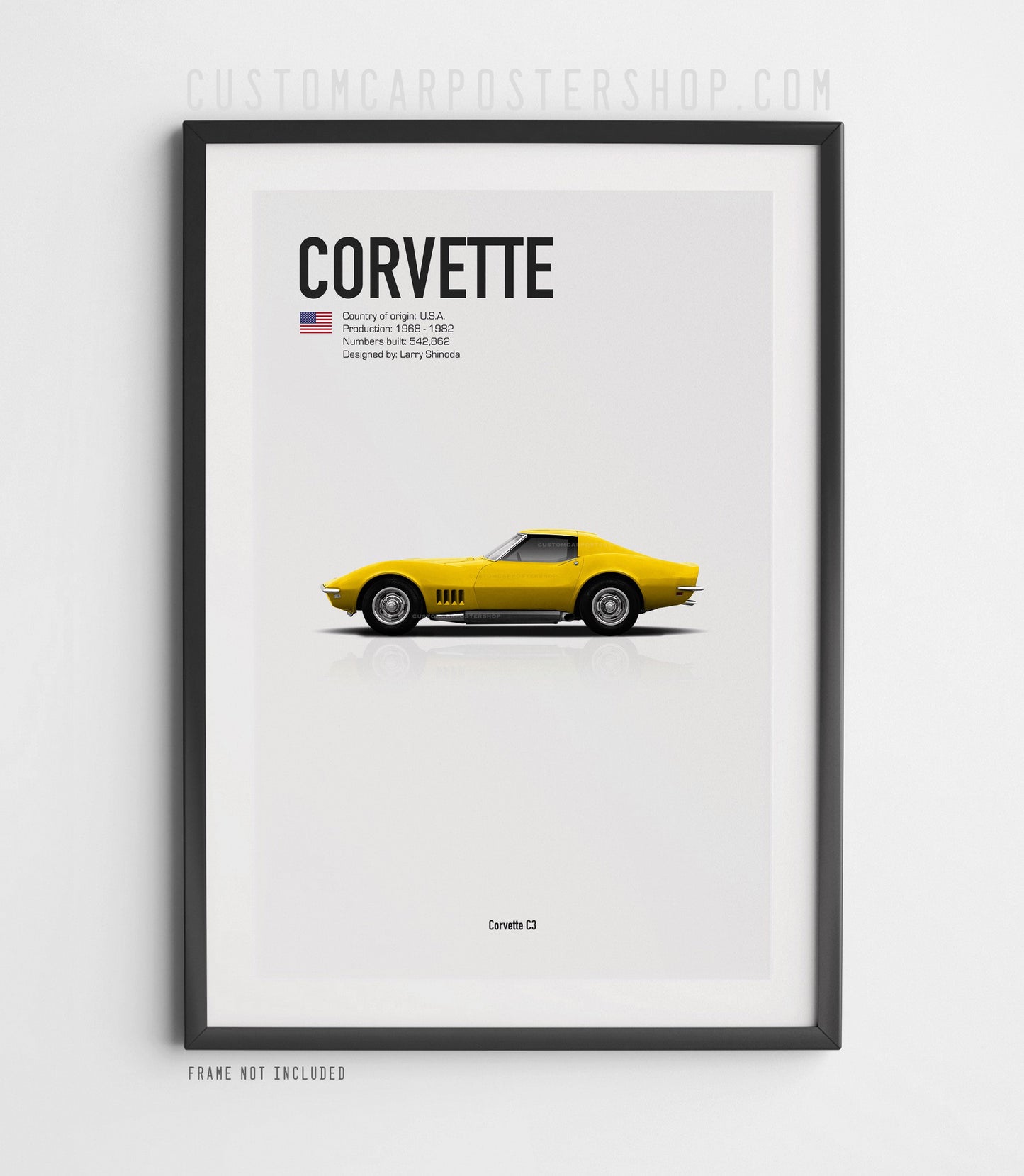 Chevrolet Corvette C3 Poster