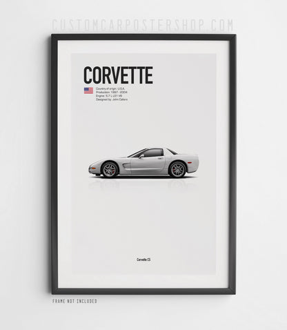 Chevrolet Corvette C5 Poster