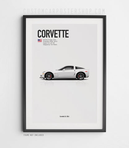 Chevrolet Corvette C6 Poster