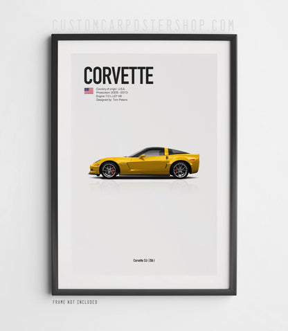 Chevrolet Corvette C6 Poster