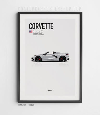 Chevrolet Corvette C8 Poster