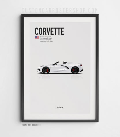 Chevrolet Corvette C8 Poster