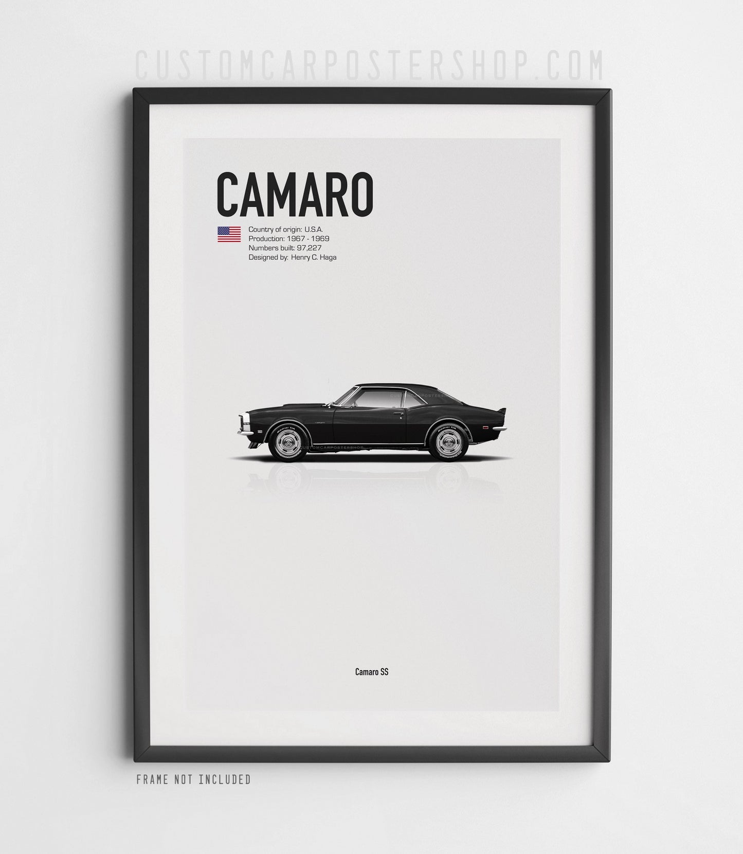 Chevrolet Camaro Poster (1st Gen)