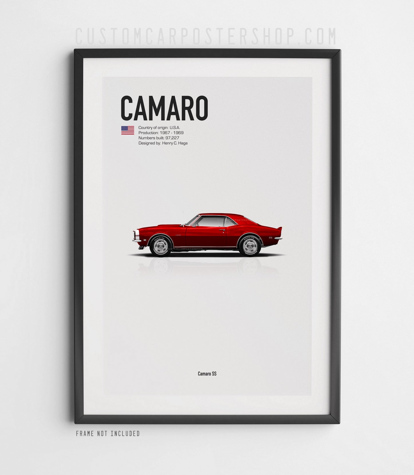 Chevrolet Camaro Poster (1st Gen)