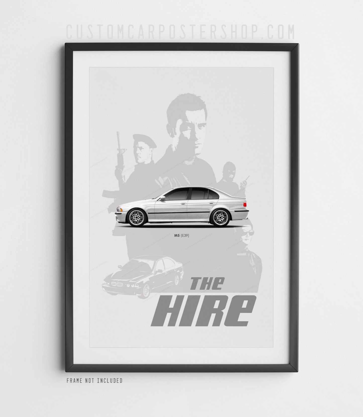 BMW M5 - Star (2001) short film tribute poster with Clive Owen and Madonna
