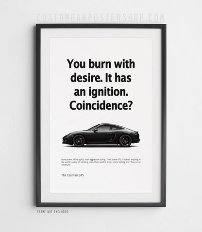 Porsche 718 Cayman GTS Ad - Coincidence
