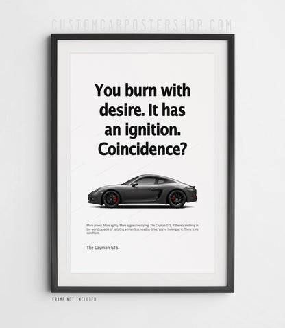 Porsche 718 Cayman GTS Ad - Coincidence
